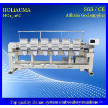 Sixe Head High Speed Dahao System Computer Embroidery Machine with Multi Function Embroidery